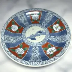 大判皿　龍峰　白×青　新品 大判皿 龍峰 白×青 新品