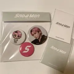 SnowMan ポップアップ トレカ 缶バッジ 佐久間