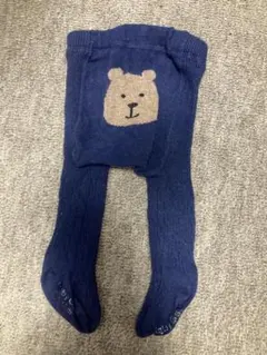 baby gap おしりくまさんタイツ ネイビー 0〜12month