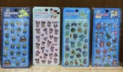 ディズニー ぷくぷくシール 4種セット