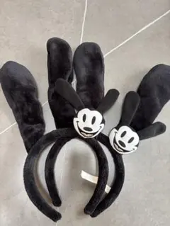 オズワルド 耳付きカチューシャ ブラック