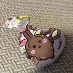 しまむら ちいかわ うさぎ ダイカットポーチ バレンタイン
