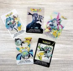 ポケモン 初音ミク ポケミクライブ ららぽーと 特典 クリアカード 全5種