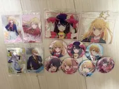 推しの子 星野アイ ルビー アクリルキーホルダー＆缶バッジ セット売り