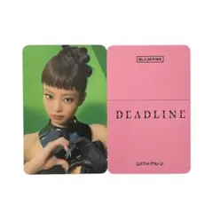 BLACKPINK DEADLINE withmuu ジェニー トレカ ブルピン