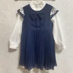 anyfam 110 フォーマル 七五三 入学式 発表会 ネイビー セレモニー