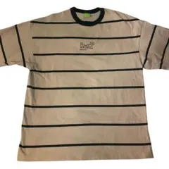 HUF ストライプ Tシャツ XXL ボーダー　大きめ　ベージュ