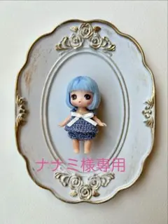 ナナミ様専用　ぷちリカちゃん　キャミソール&パンツセット（青）