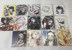 炭治郎禰豆子伊之助善逸 鬼滅の刃 全集中展 複製ミニ色紙 14枚セット