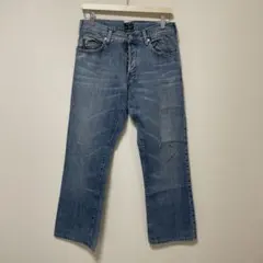 Armani Jeans ブルー ストレートジーンズ　32サイズ