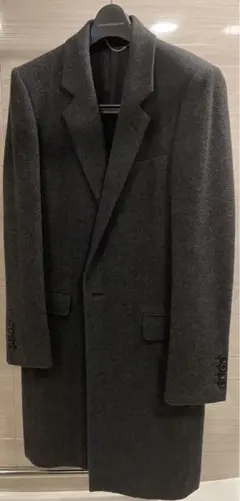 極美品 ジョンローレンスサリバン カシミア混 チェスターコート ブラック 36 2025年最新】JOHN LAWRENCE SULLIVAN メンズ チェスターコートの