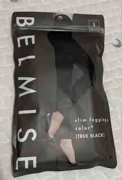 BELMISE slim leggings color+ Sサイズ BLACK