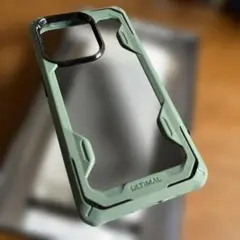 ULTIMAL Skeleton iPhone 14 Pro ケース　グリーン