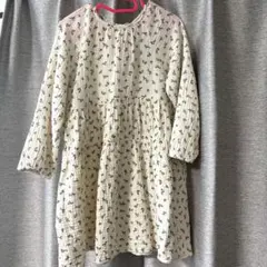 ZARAKIDS 花柄フリル長袖ワンピース 110cm ザラキッズ