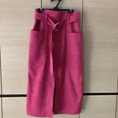 お正月特価1/3まで　REDYAZEL スエード　ロングスカート　M