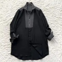 NO ID. BRACK ロング　長袖　シャツ　洗えるのサムネイル
