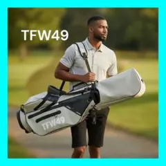 新品タグ付き ⭐️ NYLON CADDIE BAG グレージュ✖️ブラックのサムネイル