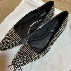 ZARA ビジューパンプス37