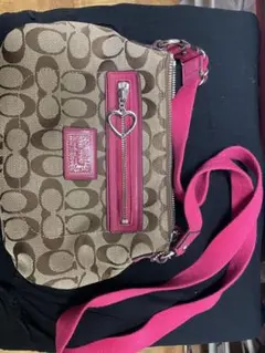 コーチ ショルダーバッグ ブラウンベージュ