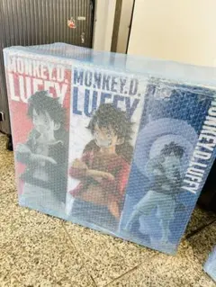 ワンピースベースショップ 一番くじ ルフィ　フィギュア　3体セット