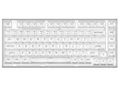 YUNZII X75 PRO キーボード　クリスタルホワイト軸