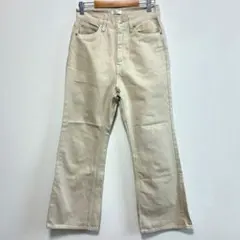 ローリーズファーム　綿100%　ストレートデニム　白系　チノパン　ボトムス