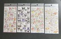 サンリオ 大人の図鑑シール 4枚セット マイメロ キキララ クロミ シナモロール