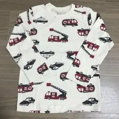 SIMPLE FREE はたらく車プリント 長袖カットソー 120