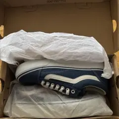 Vans デニムブルー バラ刺繍 スニーカー