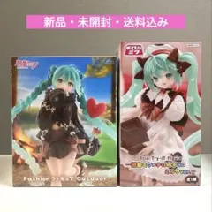 初音ミク　Outdoor チロルチョコ　フィギュア２体セット