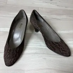 【BALLY】 バリー　スエード　パンプス　4F 約22.5cmのサムネイル