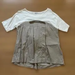 グローバルワーク　Tシャツ　バックにリボン　M