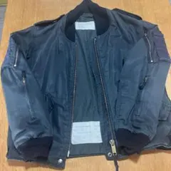 カナダ軍MA-1 フライトジャケット ダークグリーン80s M