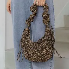 LEPSIM レオパード　ヒョウ柄　ショルダーバッグ