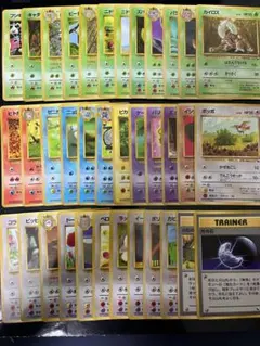 未使用 美品 ポケモンカード 旧裏面 拡張シート 第1弾 青版 36種36枚 