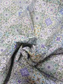 【FUWARI染布】modello di pastrelle 生地幅×120cm