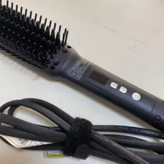 【SALONIA】サロニア　ストレートヒートブラシ スリム ブラック
