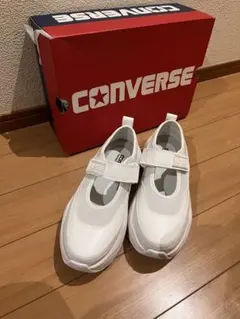 コンバース　オールスター(R)サージトレーナー　メリージェーン　ピュアホワイト