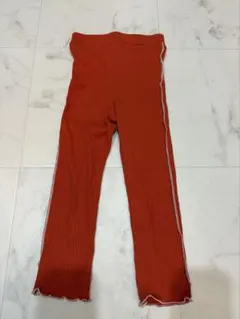PAIR MANON リブパンツ オレンジ 100cmのサムネイル