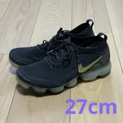 NIKE AIR VAPORMAX FLYKNIT 2 ブラック ゴールド 美品