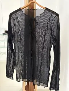 styling/ ブラック シースルートップスのサムネイル