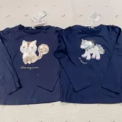 any FAM スパンコール　ロンT 2枚セット