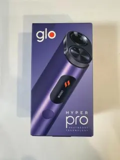 【新品・未使用】glo Hyper Pro オニキスパープル／箱にしみあり