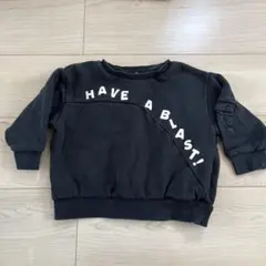 UNITED ARROWS 黒色 トレーナー 100