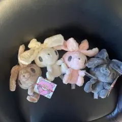 汎用うさぎ ぬいぐるみマスコット 全4種 ラウンドワン - メルカリ