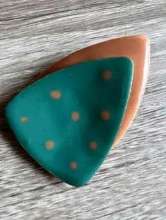 大ぶりピアス(片耳) vintage ドット柄 一点物