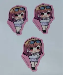ホロライブシティ ダイカットステッカー 一条莉々華