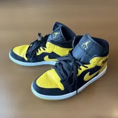 Nike Air Jordan スニーカー 黒/黄 ハイカットのサムネイル