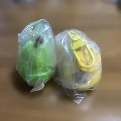 どうぶつの森のフルーツキーホルダーコレクション ベル袋となしセット