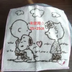 新品未使用☆スヌーピー タオルハンカチ 25×25cm